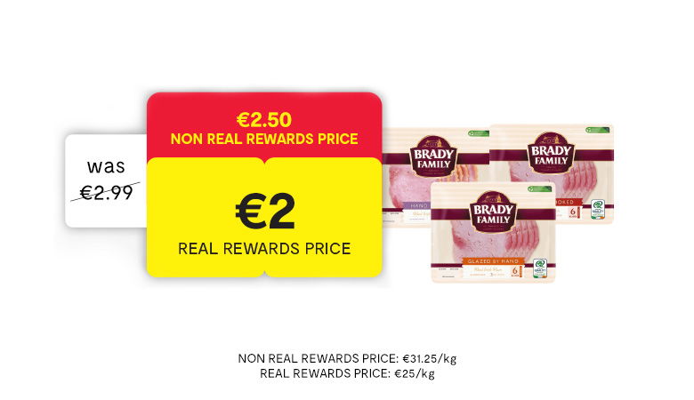 Brady Family Irish Ham Range (80 g)