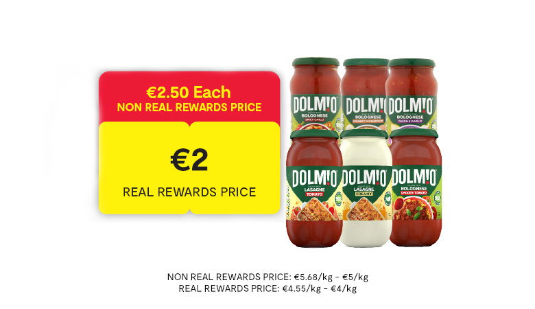 Dolmio Sauce Jars Range 450g- 500g