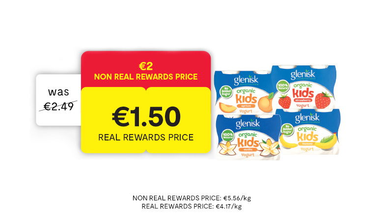 Glenisk Organic Kids 4 Pack Range (360 g)