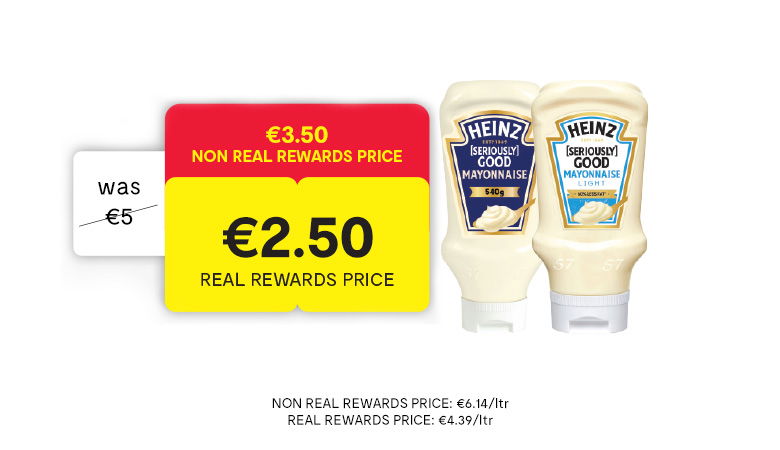 Heinz Seriously Good Mayonnaise Range (570 ml) 			