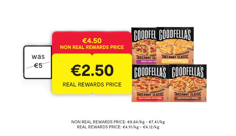 Goodfella's Takeaway Pizza Selected Range