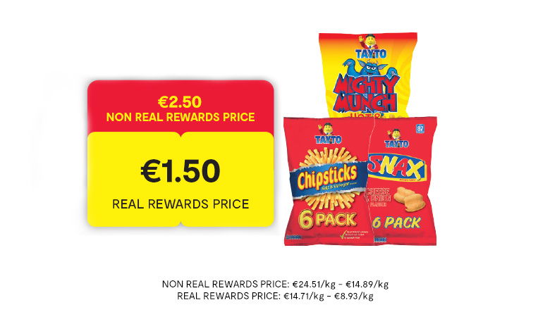 Tayto 6 Pack Range