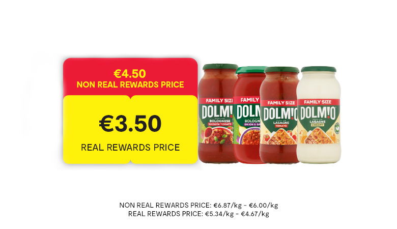 Dolmio Sauce Jars Range