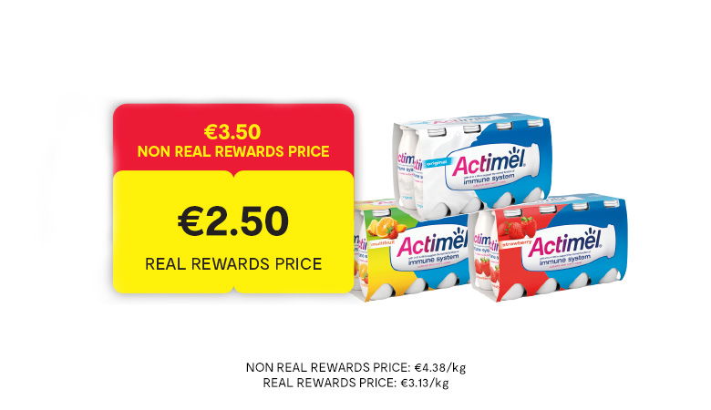 Danone Actimel Selected 8 Pack Range (100 g)