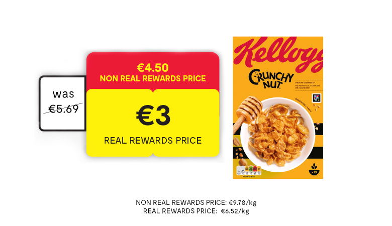 Kellogg's Crunchy Nut Corn Flakes Cereal (460 g)