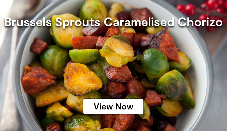 Brussels Sprouts with Caramelised Chorizo