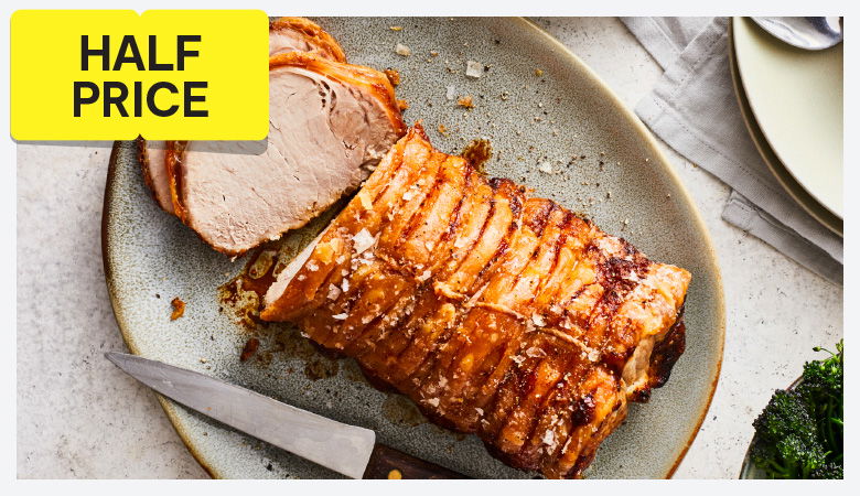 Promotion featuring Half Price Pork Loin