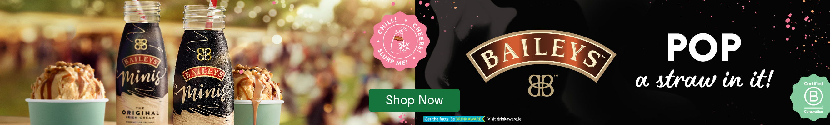An advertisement for Bailey Minis