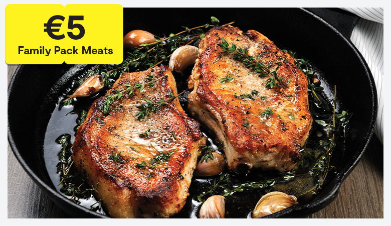 Promotion featuring savings on meat offers