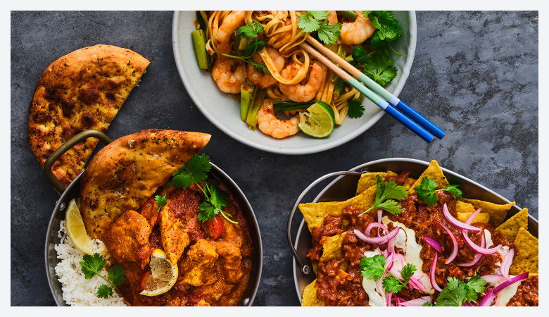 A selection of different easy back to school dinners
