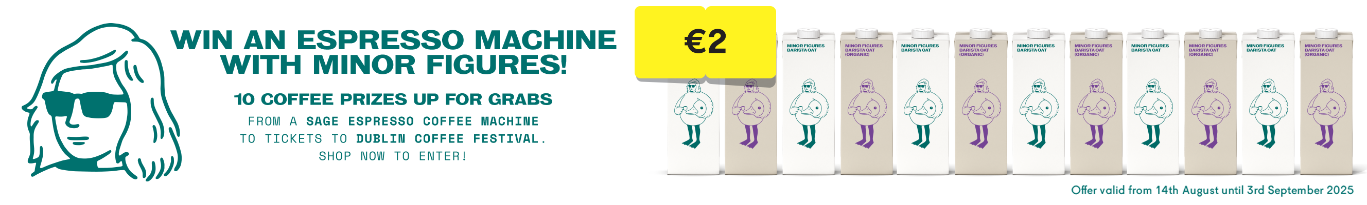 Win an Espresso Machine with Minor Figures with 10 other coffee prizes up for grabs