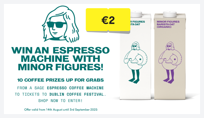 An advertisement for minor Figures drinks
