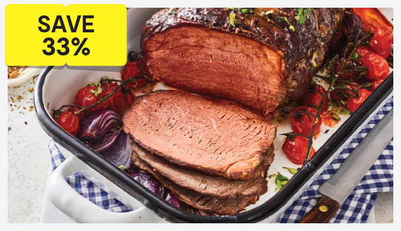Promotion featuring savings on meat offers
