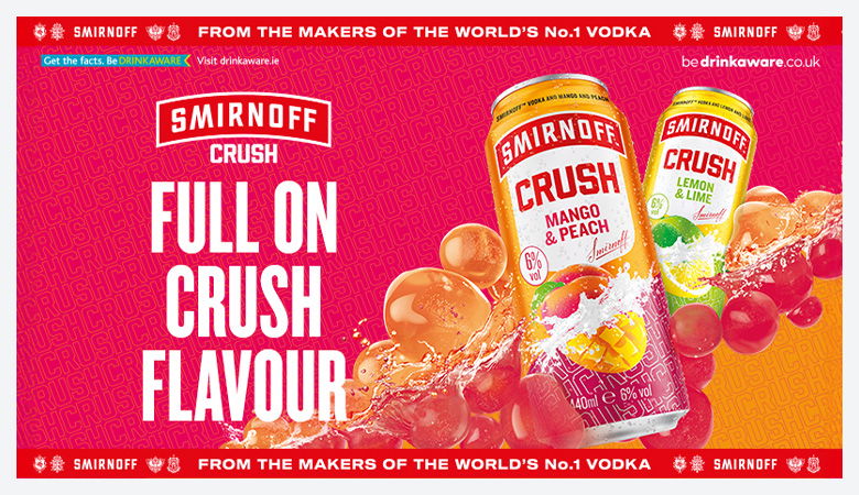 Advertisement for smirnoff crush