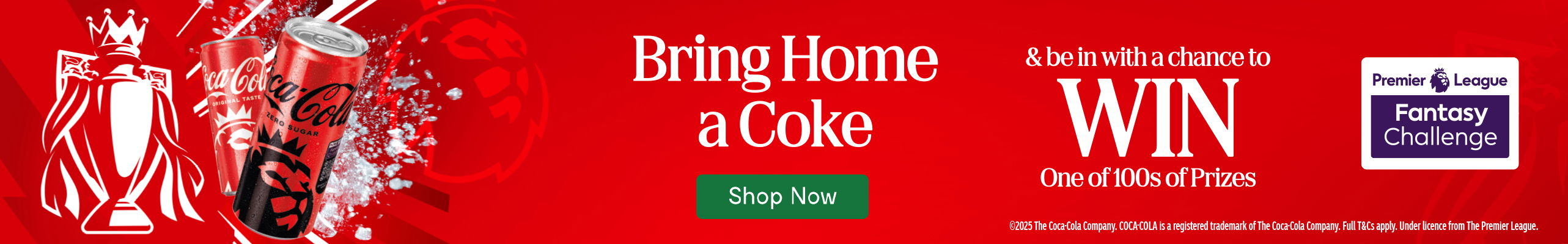 An advertisement for coca cola