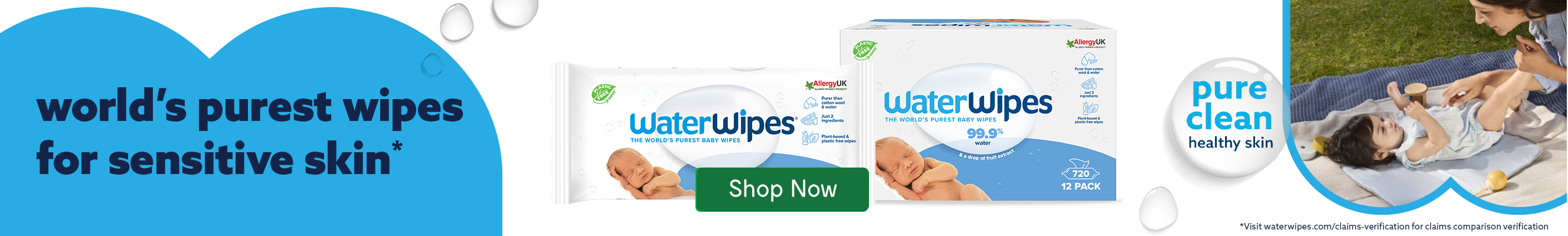 advertisment for waterwipes