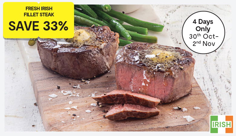 Promotion featuring savings on meat offers
