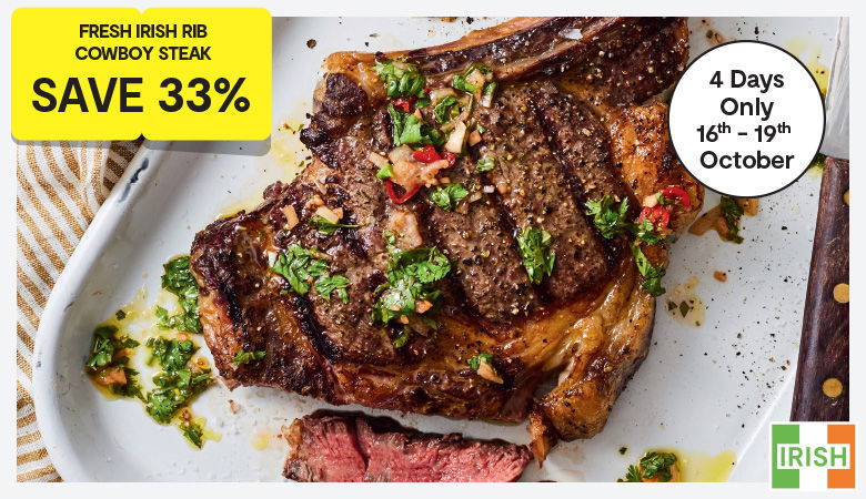Promotion featuring savings on meat offers