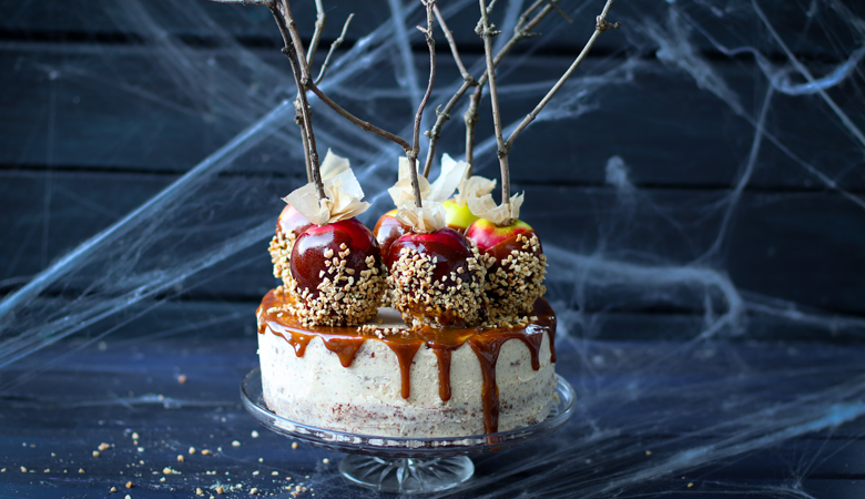 Stick toffee apple cake