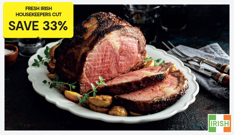 Promotion featuring savings on meat offers