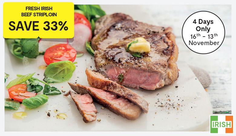 Promotion featuring savings on meat offers