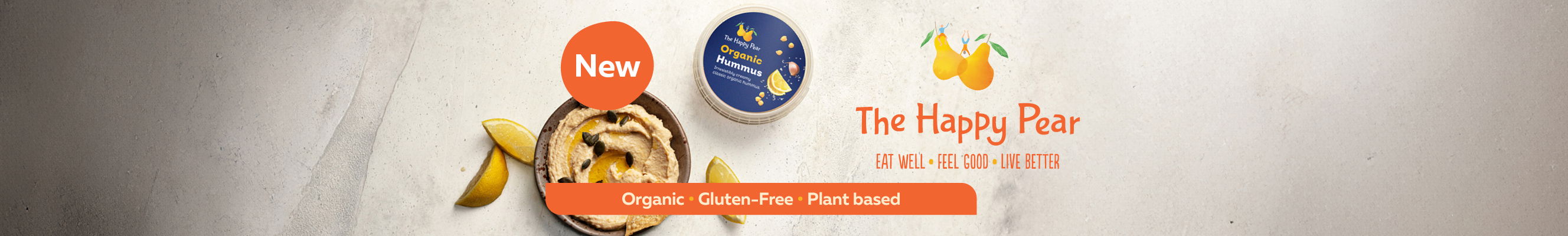 A collage of photos showcasing The Happy Pear products 