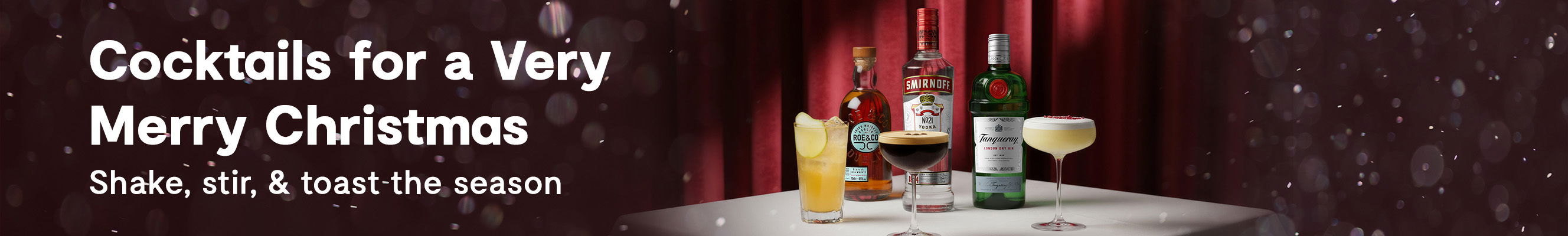 Diageo cocktail hub, images showing a selection of cocktails