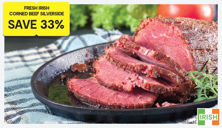 Promotion featuring savings on meat offers