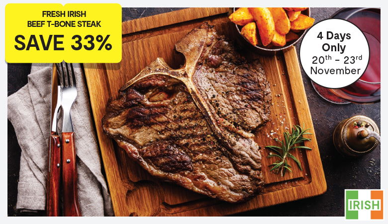 Promotion featuring savings on meat offers