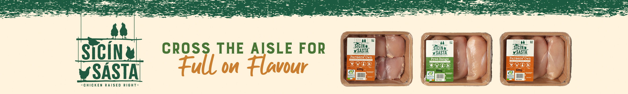 Advertisement for Sicin Sasta Chicken fillets