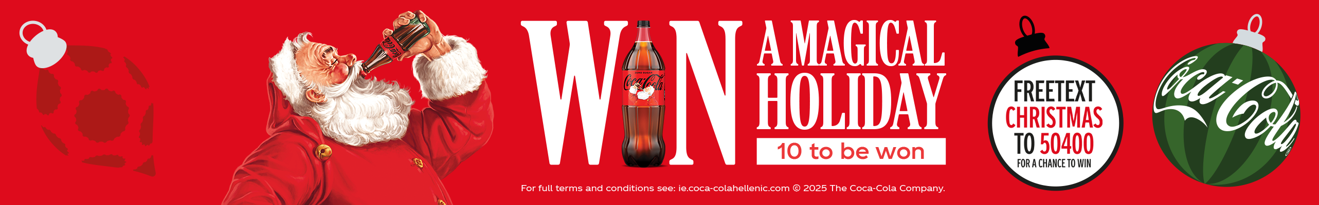 Win a magical holiday with Coco Cola