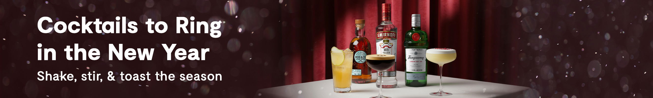 Diageo cocktail hub, images showing a selection of cocktails