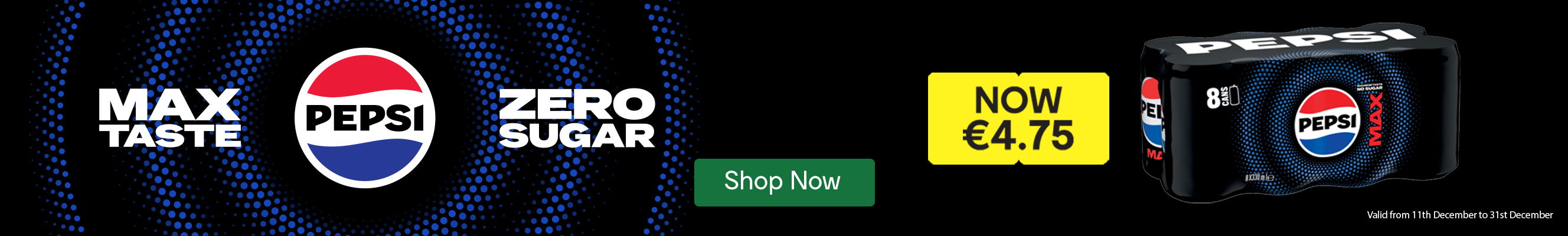 An advertisement for Pepsi