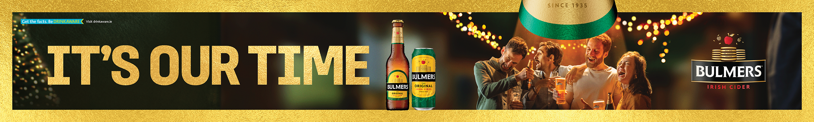 An advertisement for Bulmer's Irish Cider