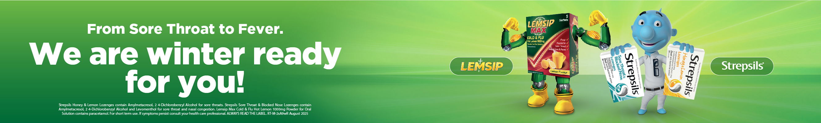 Advertisement for Lempsi cold and flu