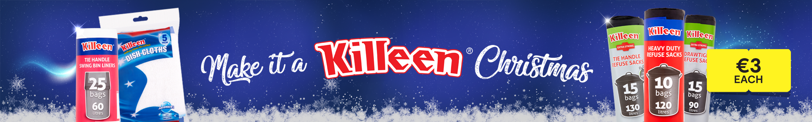 advertisement for Kileens products