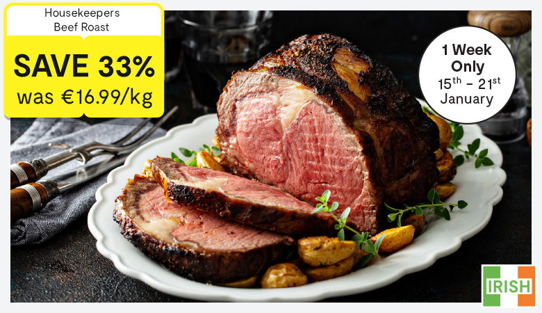 Promotion featuring savings on meat offers