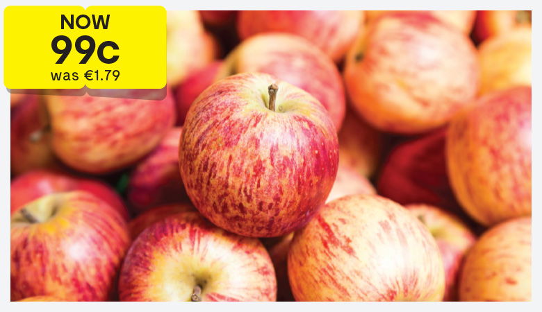 Promotion featuring a selection of fruit and veg 