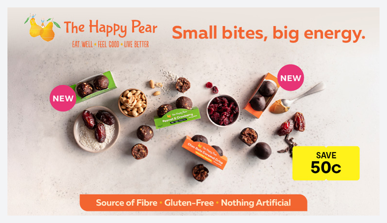 Advertisement for The Happy pear products