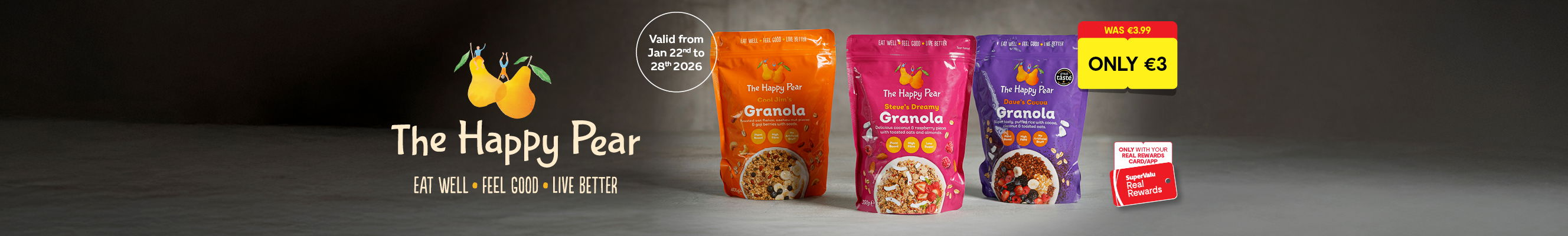 A collage of photos showcasing The Happy Pear products 