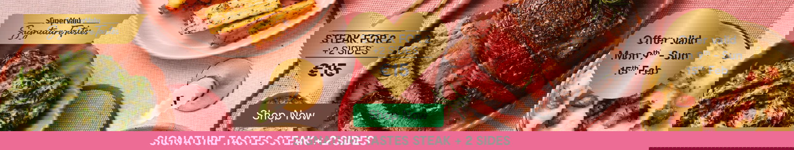 Clickthrough to Valentines meal