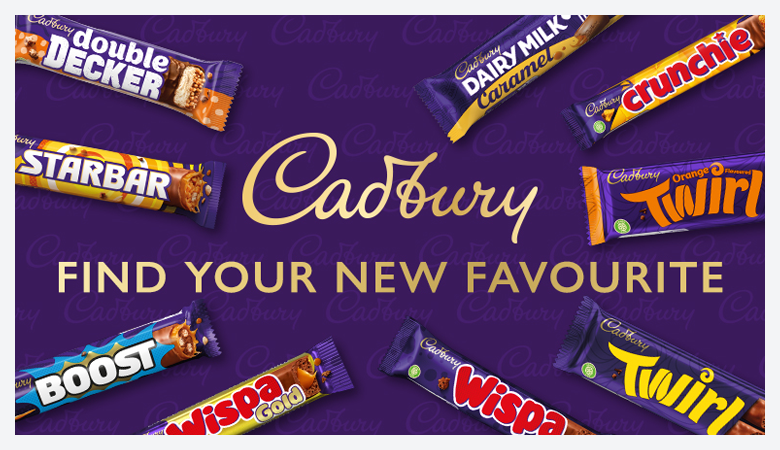 Advertisement for Cadbury bars