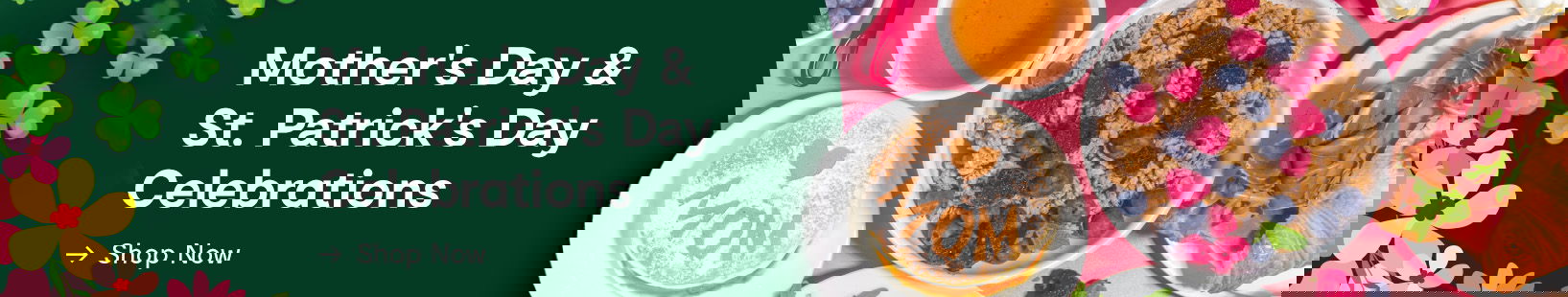 Click through to Mother's Day and St Patrick's Day