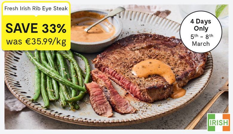 Promotion featuring savings on meat offers