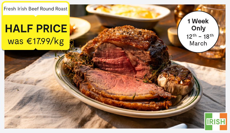 Promotion featuring savings on meat offers