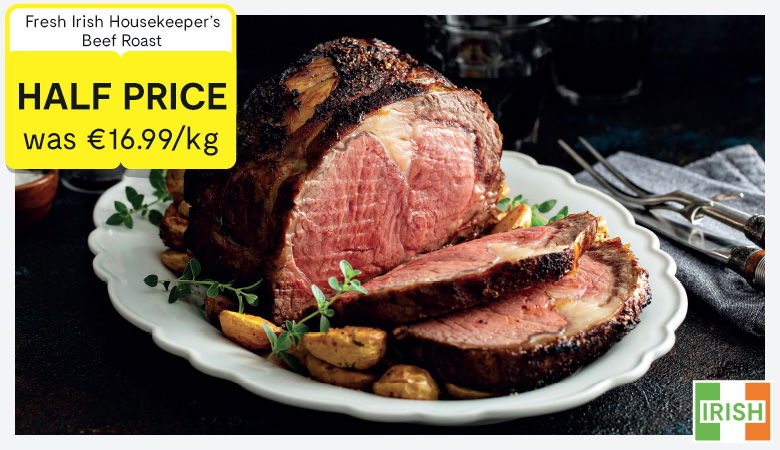 Promotion featuring savings on meat offers