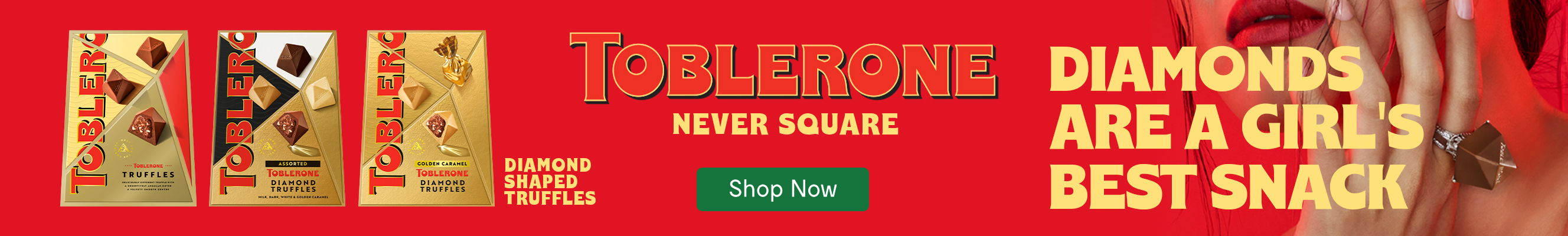 Click through advert for Toblerone products