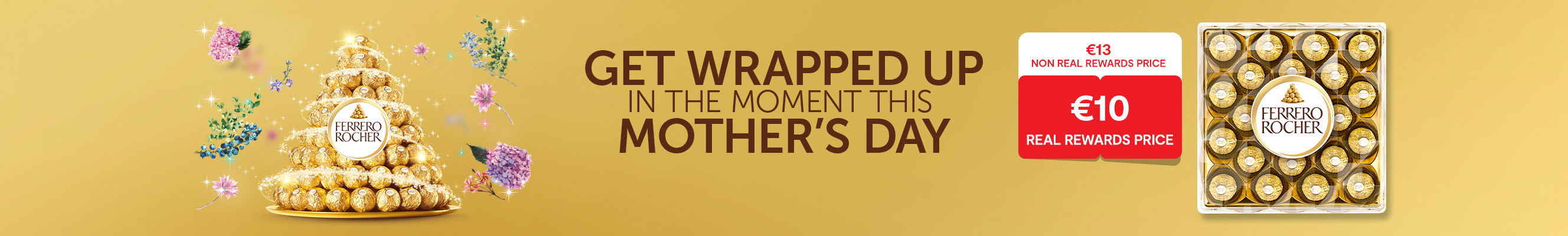 An advertisement for Forrero Rocher