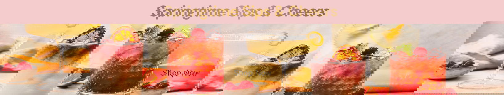 Selection of wines to celebrate easter, a button saying shop now