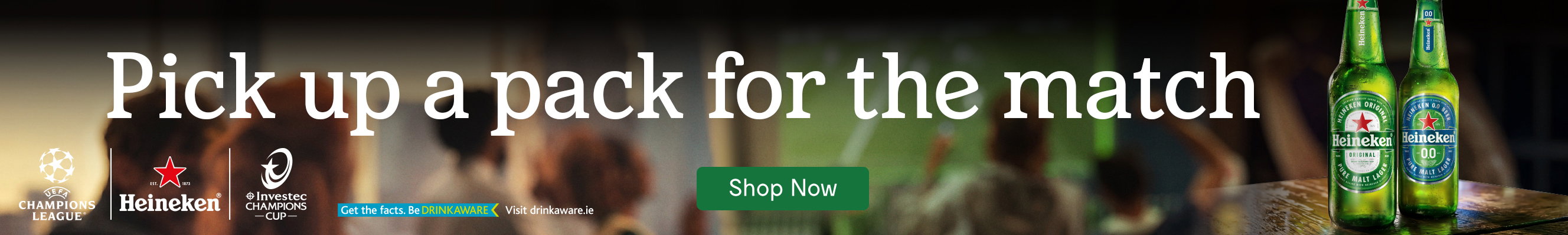 advertisment for Heineken